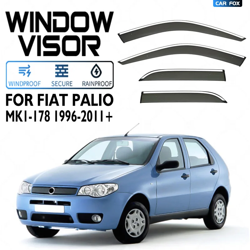 For FIAT Palio Weekend 1996-2011+ Car Window Visor Awning Shelters Windshield Side Window Rain Sun Shade Auto Accessories
For FIAT Palio Weekend 1996-2011+ Car Window Visor Awning Shelters Windshield Side Window Rain Sun Shade Auto Accessories