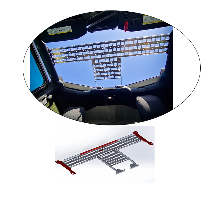 Hot Sale Aluminium 4x4 Accessories Roof Rack Overhead Molle Shelf For Jeep Wrangle JL JT
Hot Sale Aluminium 4x4 Accessories Roof Rack Overhead Molle Shelf For Jeep Wrangle JL JT