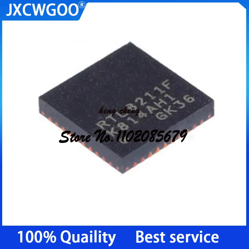 10 шт., 100% Новинка, оригинальная Φ RTL8211F, встроенный 10/100/1000M Ethernet, точный приемопередатчик
10 шт., 100% Новинка, оригинальная Φ RTL8211F, встроенный 10/100/1000M Ethernet, точный приемопередатчик