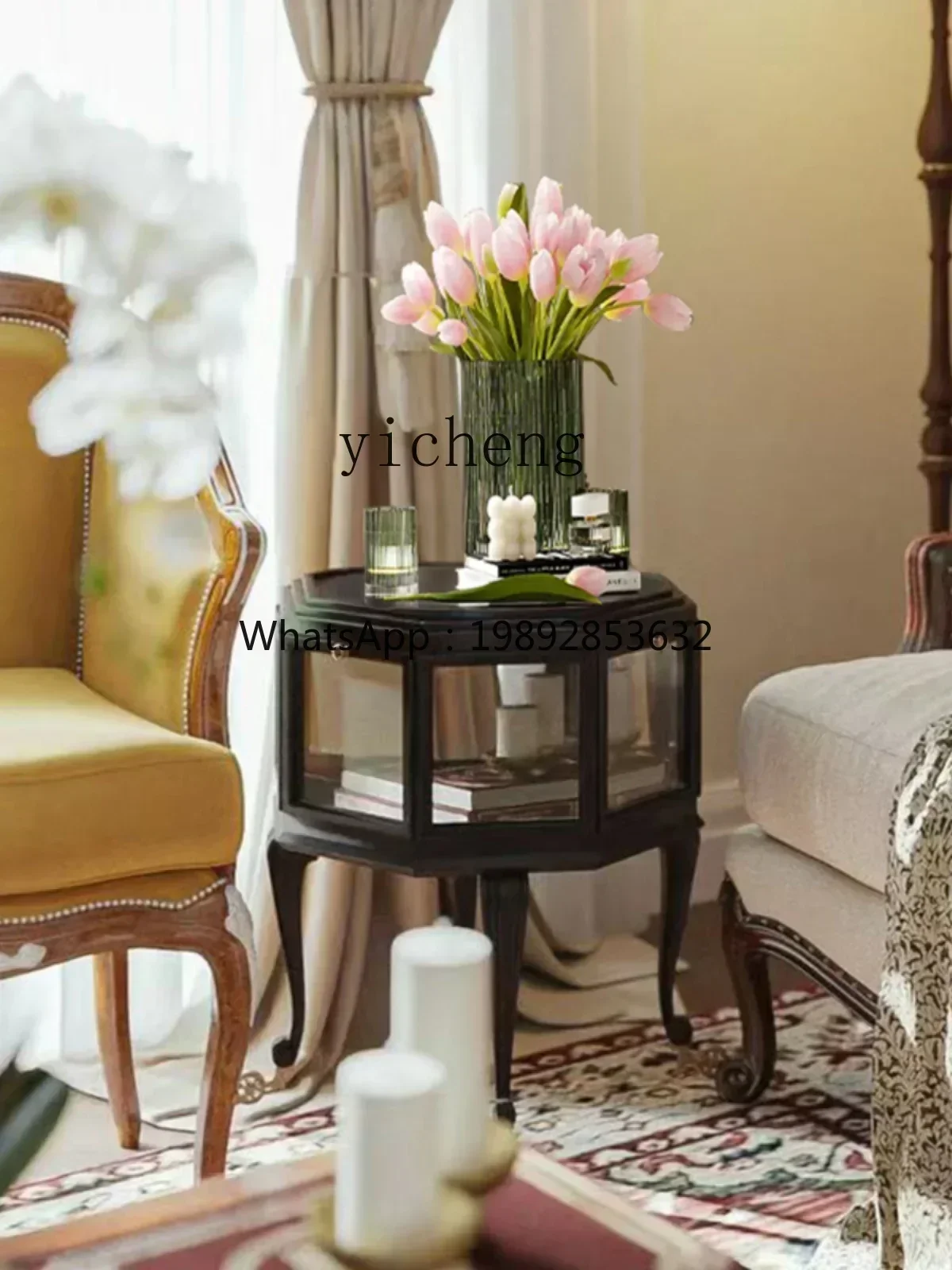 XCJ1 Vintage Solid Wood Side Table Sofa Side Small Coffee Table Antique Style round Storage Corner Table
XCJ1 Vintage Solid Wood Side Table Sofa Side Small Coffee Table Antique Style round Storage Corner Table