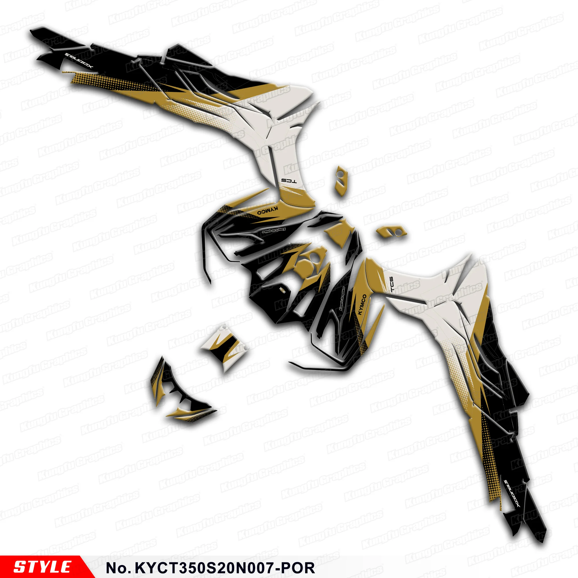 JY RACING Custom Motorcycle Graphics Stickers Complete for KYMCO XCITING S350 DT X360 2020 21 22 23 24 25 , KYCT350S20N007-POR
JY RACING Custom Motorcycle Graphics Stickers Complete for KYMCO XCITING S350 DT X360 2020 21 22 23 24 25 , KYCT350S20N007-POR