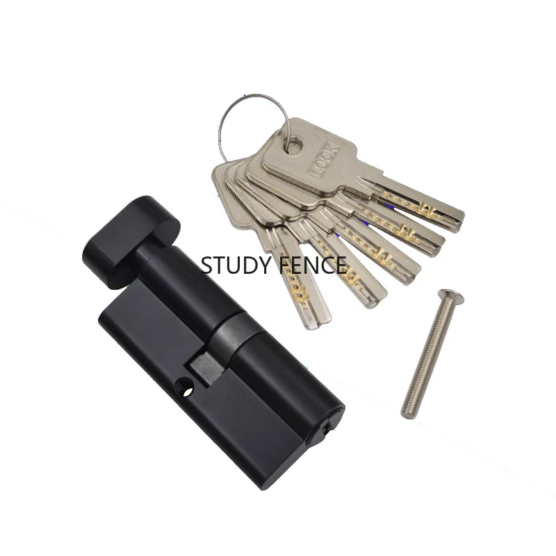 Metal Black Single Lock Core 60/70/80/90/100mm Lock Cylinder Household Hardware Accessories with Keys Indoor Lock Cylinder
Metal Black Single Lock Core 60/70/80/90/100mm Lock Cylinder Household Hardware Accessories with Keys Indoor Lock Cylinder