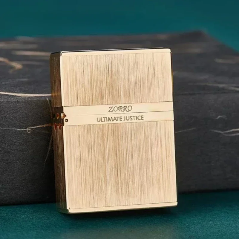 ZORRO Kerosene Lighter Pure Copper Thickened Armor Metal Brushed Vintage Grinding Wheel Ignition Smoking Accessories Men's Gift
ZORRO Kerosene Lighter Pure Copper Thickened Armor Metal Brushed Vintage Grinding Wheel Ignition Smoking Accessories Men's Gift