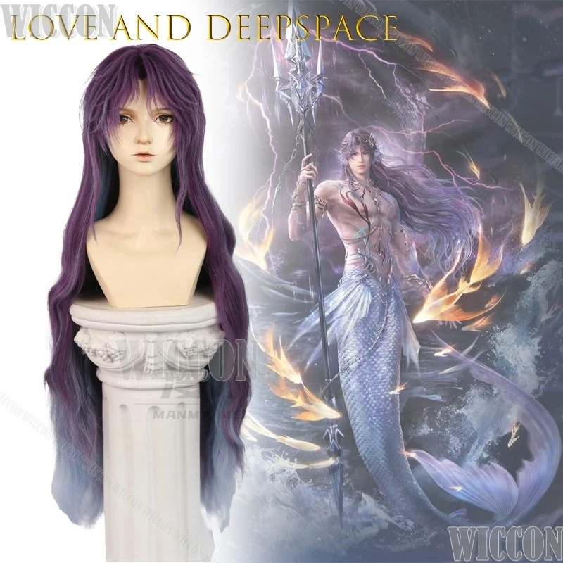 Love and Deepspace Rafayel Limoria Sea God Mermaid Gradient Wavy Cosplay Wig Anime Game Character Hair Halloween Party Fantasy
Love and Deepspace Rafayel Limoria Sea God Mermaid Gradient Wavy Cosplay Wig Anime Game Character Hair Halloween Party Fantasy
