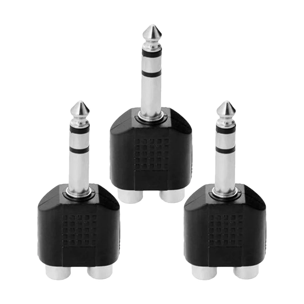 3 Pcs Audio Adapter Rca Stereo Cable Splitter Connector Converter Car Connectors and Adapters Plug
3 Pcs Audio Adapter Rca Stereo Cable Splitter Connector Converter Car Connectors and Adapters Plug