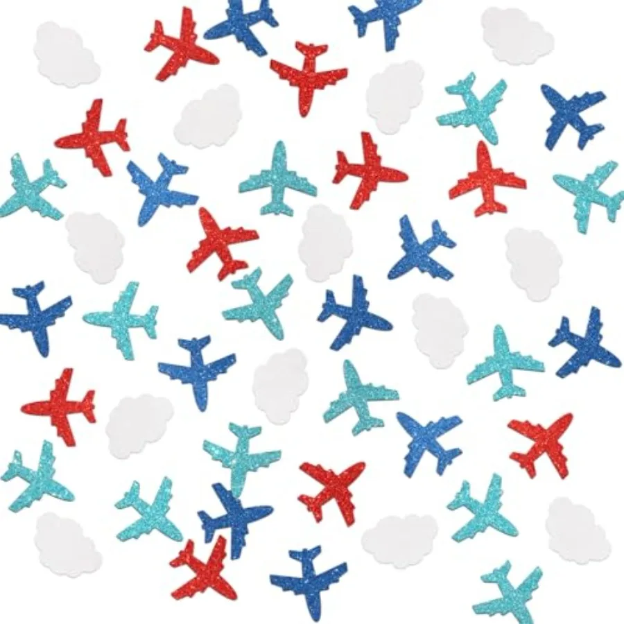 Glitter Double-sided Airplane Theme Confetti, Aviation Birthday Decorations for Party, Airplane Confetti, Aviation Baby Shower,
Glitter Double-sided Airplane Theme Confetti, Aviation Birthday Decorations for Party, Airplane Confetti, Aviation Baby Shower,