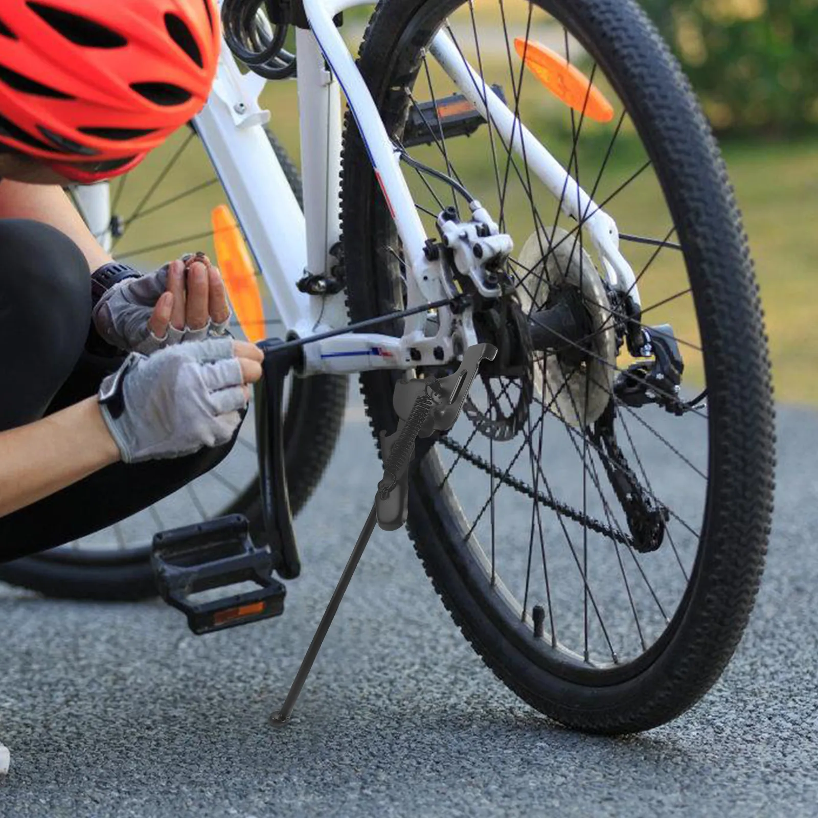 Металлическая подставка для велосипеда, износостойкая, удобная, с быстросъемной конструкцией, устойчивая опорная стойка для велосипеда, для езды на велосипеде
Металлическая подставка для велосипеда, износостойкая, удобная, с быстросъемной конструкцией, устойчивая опорная стойка для велосипеда, для езды на велосипеде