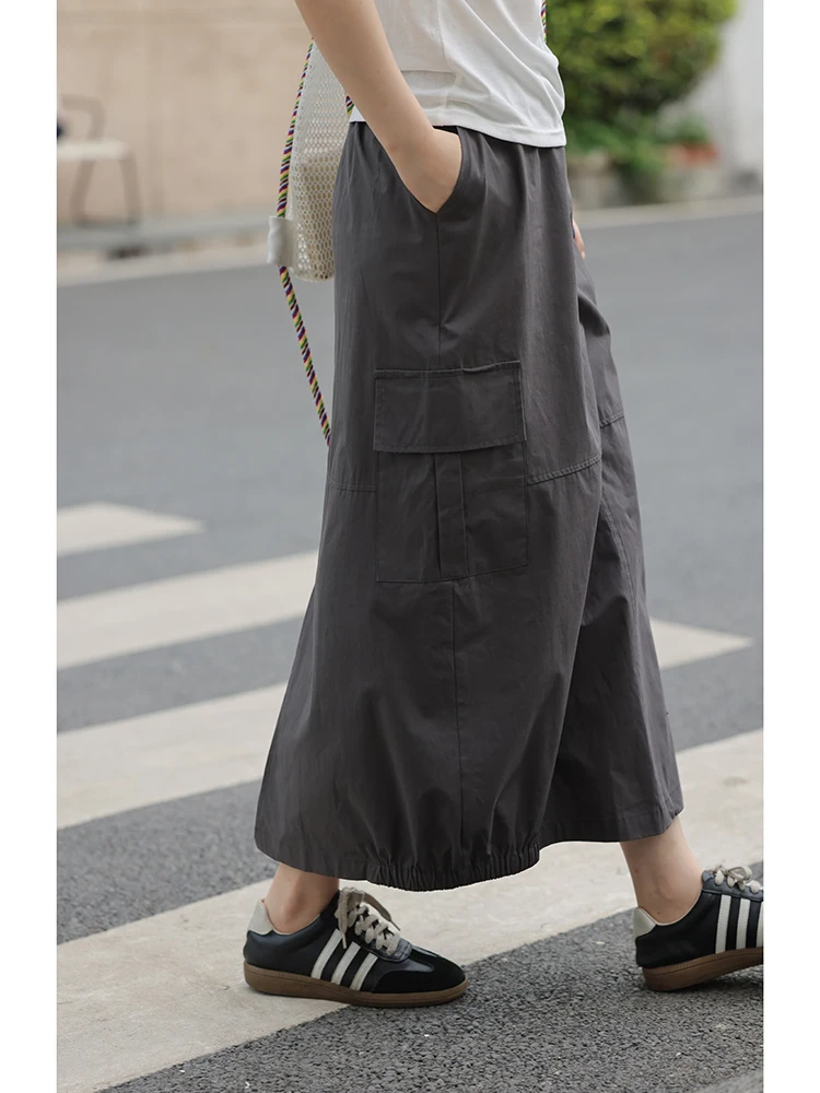 ay Workwear A-Line Midi Skirt for Women High Waist Slimming Utili Skirt Vintage Sle Summer New Arrival Mixd Brand
ay Workwear A-Line Midi Skirt for Women High Waist Slimming Utili Skirt Vintage Sle Summer New Arrival Mixd Brand