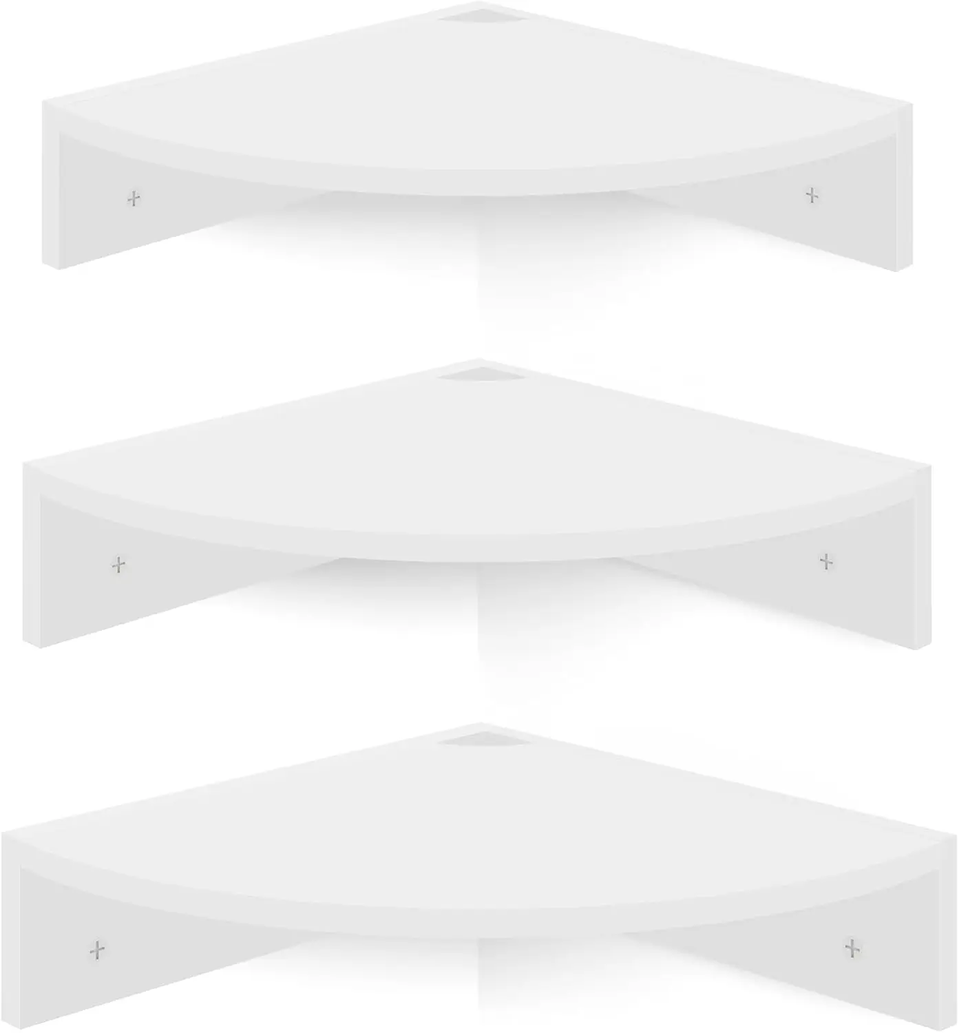 Floating Corner Shelves, Set of 3 Wood Corner Wall Shelves with Wire Hole, 12 Inch Deep Hanging Corner Display Shelf fo
Floating Corner Shelves, Set of 3 Wood Corner Wall Shelves with Wire Hole, 12 Inch Deep Hanging Corner Display Shelf fo