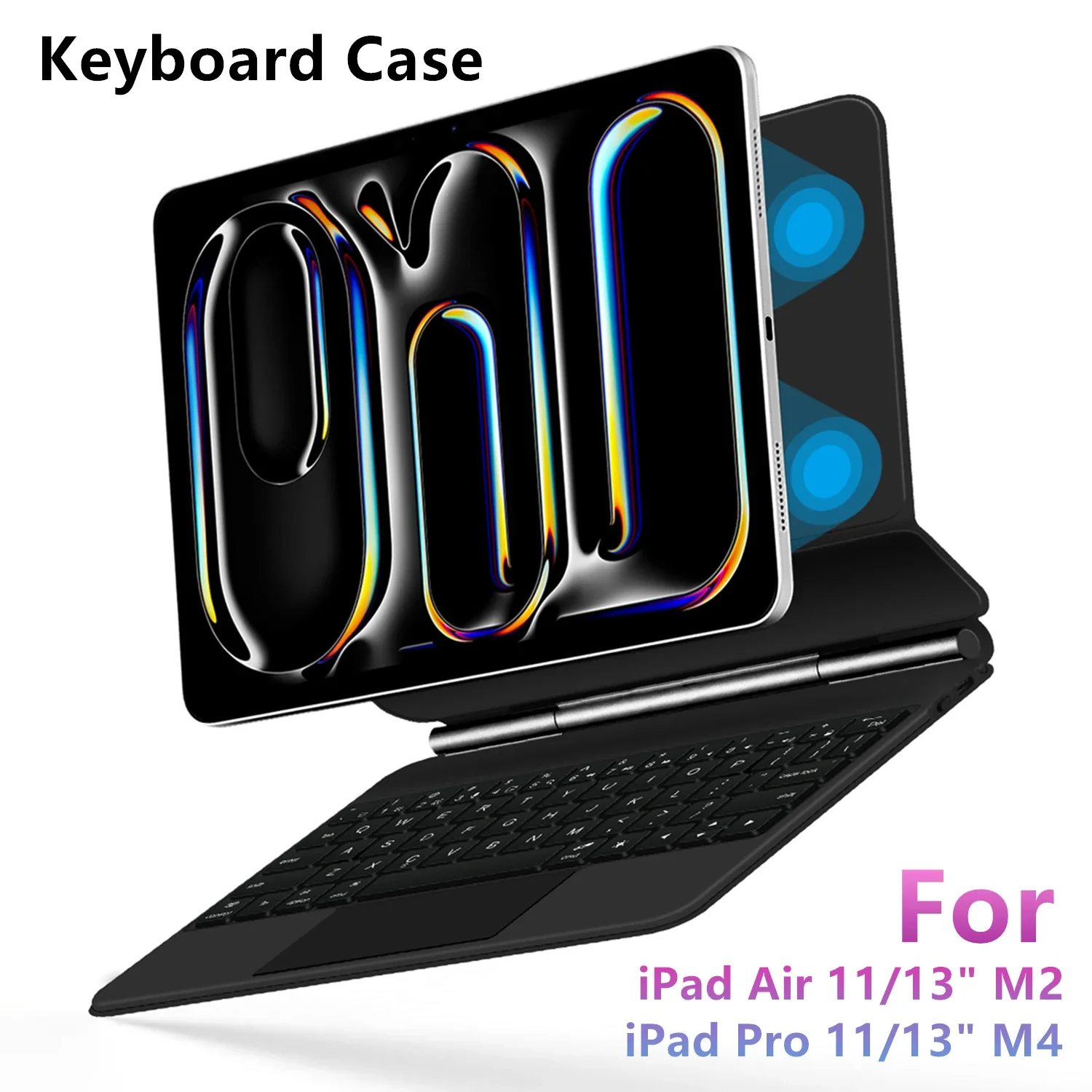 Multi-touch Backlight Magic Keyboard Case For IPad Pro12.9 2018-2022 /Pro11 M4 2024 /Air13/11/5/4 M3 M2/10th Folio Smart Cover
Multi-touch Backlight Magic Keyboard Case For IPad Pro12.9 2018-2022 /Pro11 M4 2024 /Air13/11/5/4 M3 M2/10th Folio Smart Cover