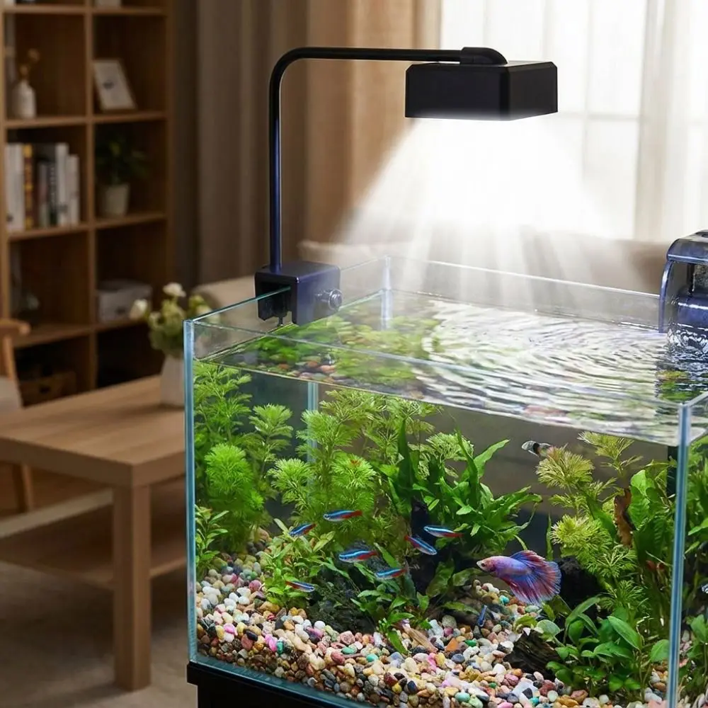 Waterproof LED Aquarium Light Dimmable Eye-friendly Aquatic Plant Light Smart Control 90 Degree Plant Grow Light Marine Aquarium
Waterproof LED Aquarium Light Dimmable Eye-friendly Aquatic Plant Light Smart Control 90 Degree Plant Grow Light Marine Aquarium