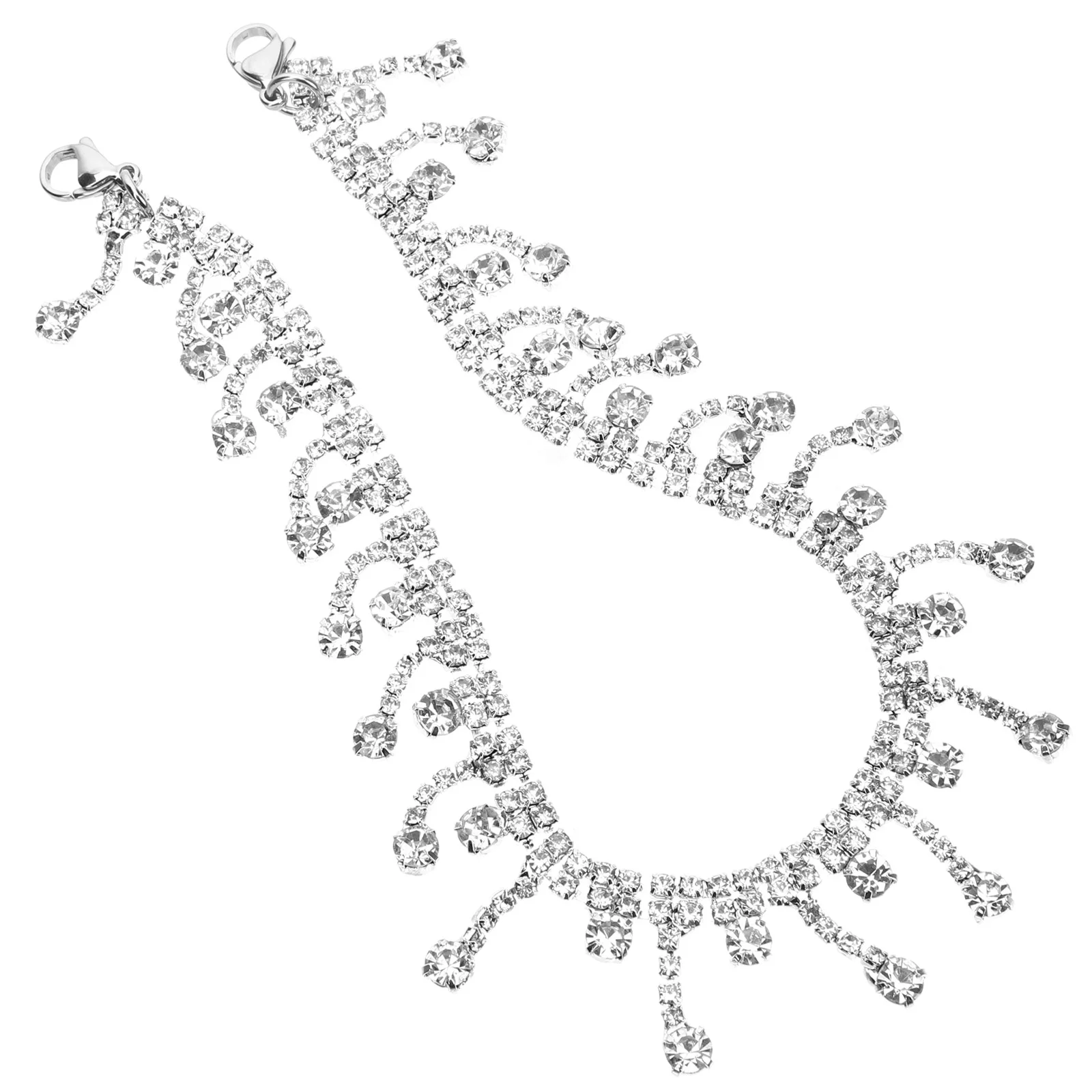 1 Pair Chain Accessories Rhinestones Decor Sandals Heel Ornament Jewelry Charm Sparkly Women Shoe Charm Decoration Shoe Storage
1 Pair Chain Accessories Rhinestones Decor Sandals Heel Ornament Jewelry Charm Sparkly Women Shoe Charm Decoration Shoe Storage
