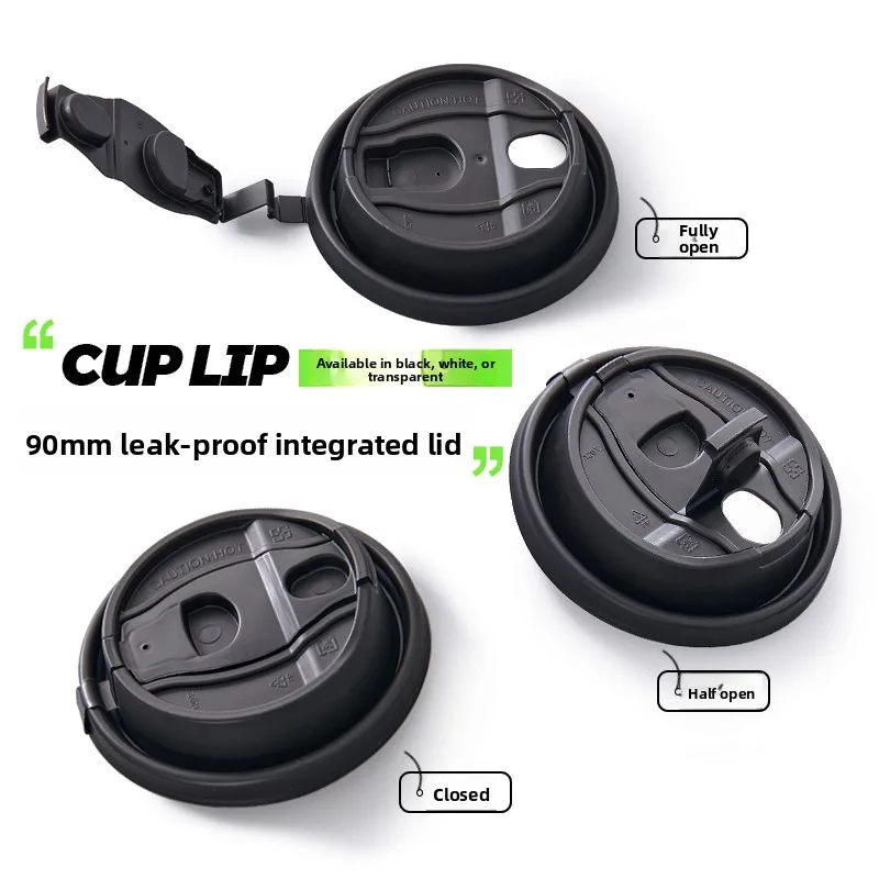 Disposable Cup Lid 90mm Diameter Inteated Leak-Proof Coffee Paper Cup Lid Fre Milk Tea One-Piece Takeaway Lid
Disposable Cup Lid 90mm Diameter Inteated Leak-Proof Coffee Paper Cup Lid Fre Milk Tea One-Piece Takeaway Lid