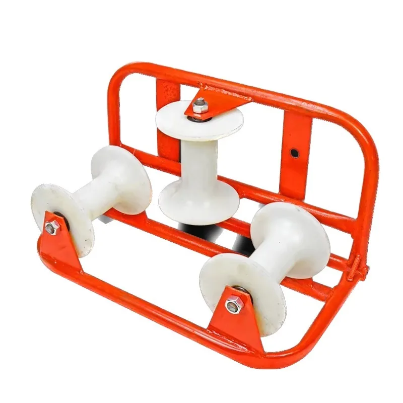 Triple Wheel Corner Line Transmission Cable Pulley Roller with Nylon Roller Aluminum Roller
Triple Wheel Corner Line Transmission Cable Pulley Roller with Nylon Roller Aluminum Roller