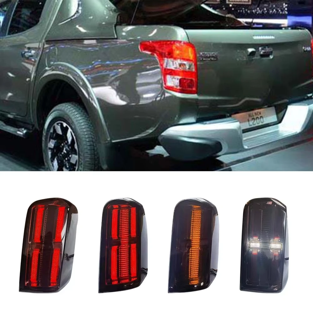 2PCS Car Rear LED Tail Light Assembly Stop Brake Lamp Turn Signal Taillight For Mitsubishi Triton L200 2015 2016 2017 2018
2PCS Car Rear LED Tail Light Assembly Stop Brake Lamp Turn Signal Taillight For Mitsubishi Triton L200 2015 2016 2017 2018