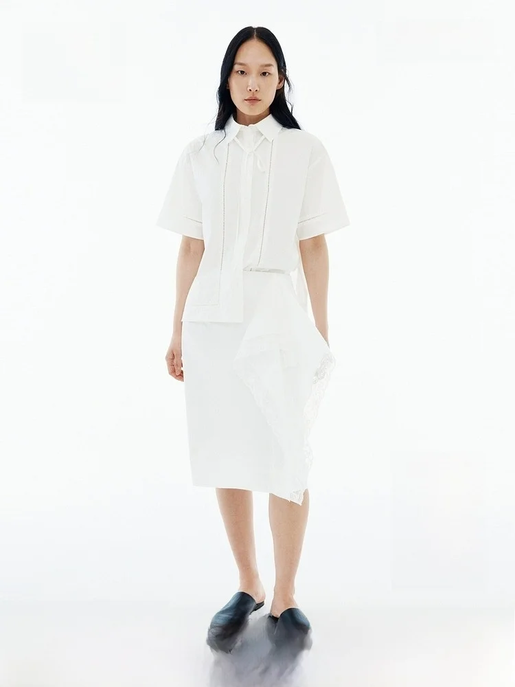 H&M Women's Cotton Shirt Summer 2026 New Style Soft Fashion Belt Design Casual Fit Long Sleeve Button up Casual Fashion
H&M Women's Cotton Shirt Summer 2026 New Style Soft Fashion Belt Design Casual Fit Long Sleeve Button up Casual Fashion