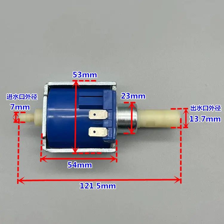 220V 47W coffee machine electromagnetic pump vibration miniature special water pump, coffee machine accessories
220V 47W coffee machine electromagnetic pump vibration miniature special water pump, coffee machine accessories