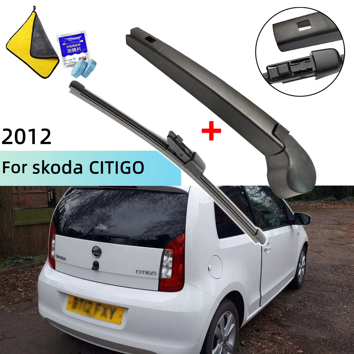 Fits For skoda CITIGO 2012+ Rear Windscreen Wiper Blade Wiper Arm Windscreen Windshield Wipers Brushes Cleaning Accessories
Fits For skoda CITIGO 2012+ Rear Windscreen Wiper Blade Wiper Arm Windscreen Windshield Wipers Brushes Cleaning Accessories