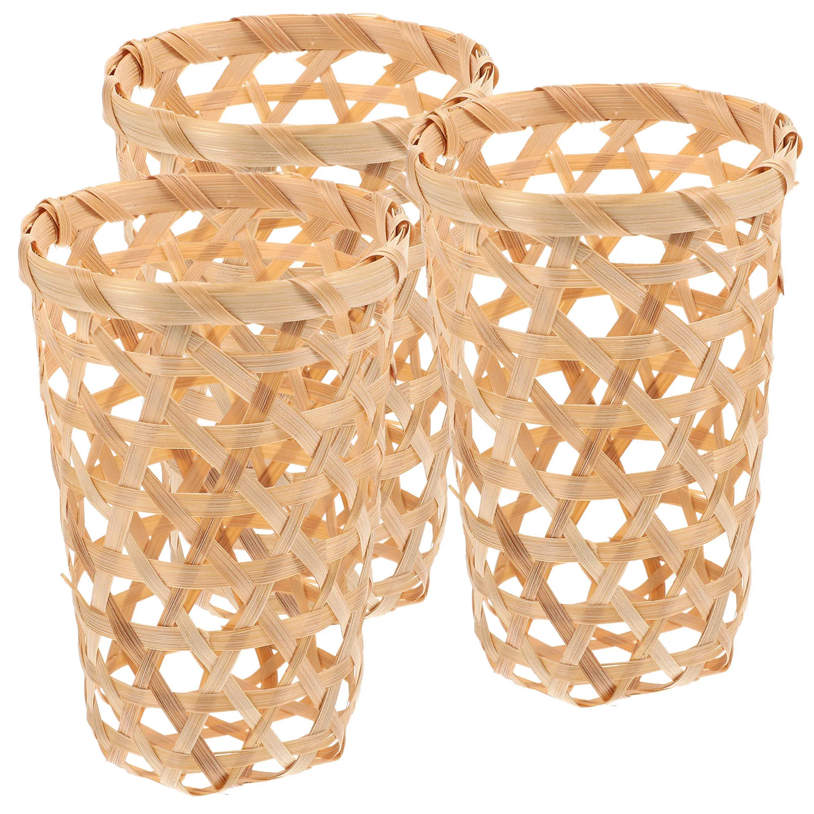 3Pcs Rustic Bamboo Woven Basket Functional Fruit Vegetable Holder Home Storage Basket Desktop Decor Coffee Table
3Pcs Rustic Bamboo Woven Basket Functional Fruit Vegetable Holder Home Storage Basket Desktop Decor Coffee Table