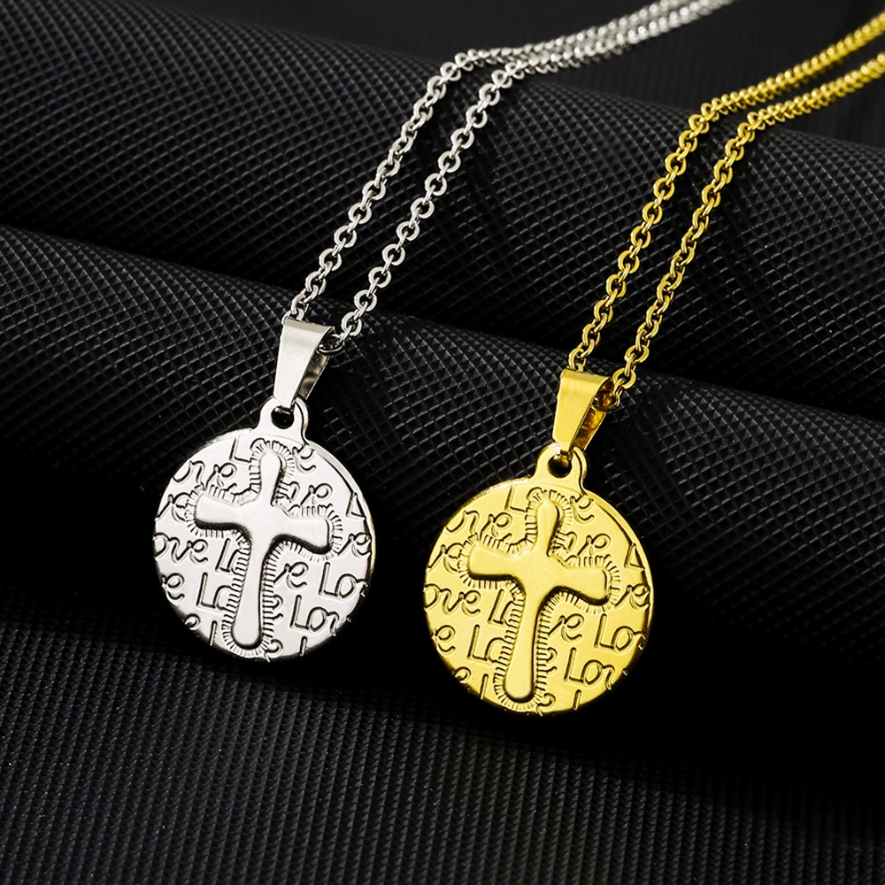 2025 US EU Hot Sale Stainless Steel Cross Pendant Necklace Unisex Couple Birthday Jewelry Gift Trendy Accessory
2025 US EU Hot Sale Stainless Steel Cross Pendant Necklace Unisex Couple Birthday Jewelry Gift Trendy Accessory