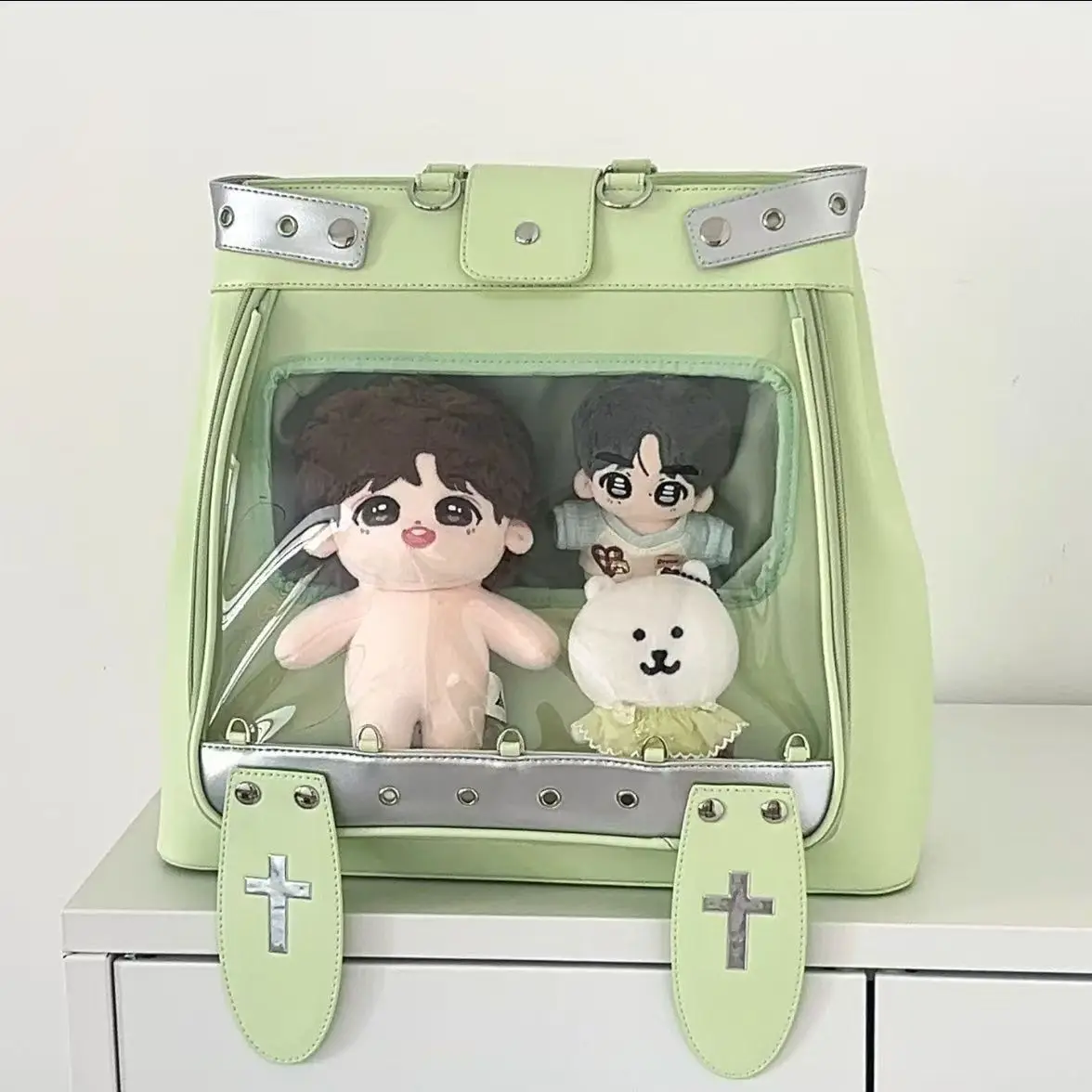 2026 Новая сумка для девочек-студентов, большая вместительная прозрачная оконная сумка, 10 см, сумка для куклы, аниме, косплей, вечерние рюкзак, сумка для книг
2026 Новая сумка для девочек-студентов, большая вместительная прозрачная оконная сумка, 10 см, сумка для куклы, аниме, косплей, вечерние рюкзак, сумка для книг