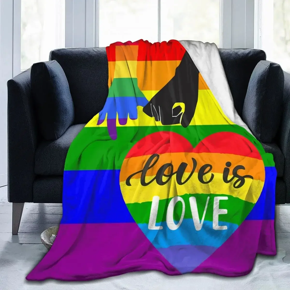 Rainbow Pride LGBT Flannel Blanket Vintage Flannel Throw Blankets for Bed Sofa Couch Lightweight Soft Cozy Warm Gay Lesbian Gift
Rainbow Pride LGBT Flannel Blanket Vintage Flannel Throw Blankets for Bed Sofa Couch Lightweight Soft Cozy Warm Gay Lesbian Gift