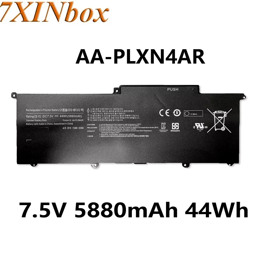 7XINbox AA-PLXN4AR 7.5V 5880mAh 44Wh Laptop Battery for Samsung AA-PBXN4AR NP900X3C NP900X3D NP900X3E NT900X3G Series
7XINbox AA-PLXN4AR 7.5V 5880mAh 44Wh Laptop Battery for Samsung AA-PBXN4AR NP900X3C NP900X3D NP900X3E NT900X3G Series