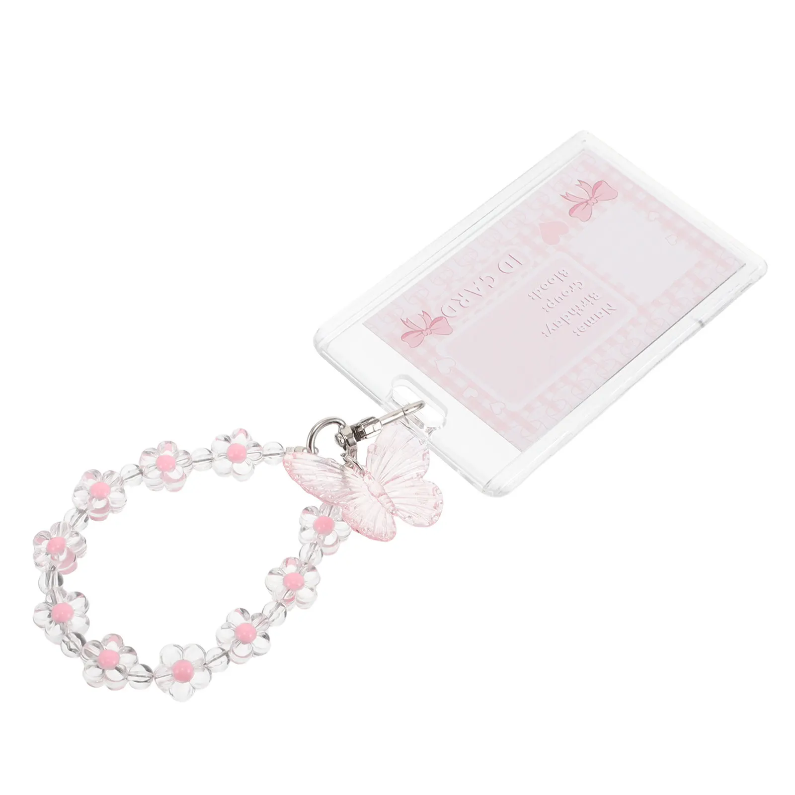 Акриловый держатель для карт, 1 шт., прозрачный чехол для удостоверений, устойчивый к царапинам, с гладкими краями, брелок-бабочка для офиса и школы
Акриловый держатель для карт, 1 шт., прозрачный чехол для удостоверений, устойчивый к царапинам, с гладкими краями, брелок-бабочка для офиса и школы