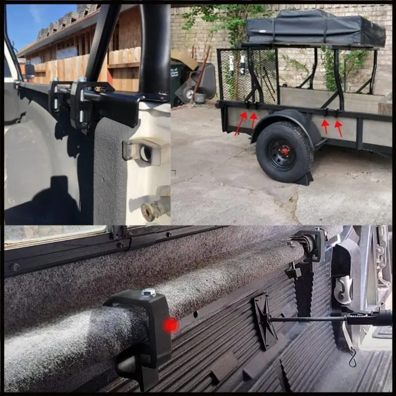 Truck Top Ladder Rack Clamps Versatile Truck Canopy Mounting Brackets for Car
Truck Top Ladder Rack Clamps Versatile Truck Canopy Mounting Brackets for Car