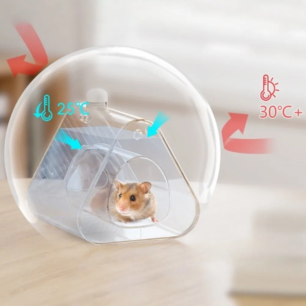 Cooling Water Cube Hamster House Durable Water Injection Triangle Hamster Cage High Transparency Encircling Design
Cooling Water Cube Hamster House Durable Water Injection Triangle Hamster Cage High Transparency Encircling Design