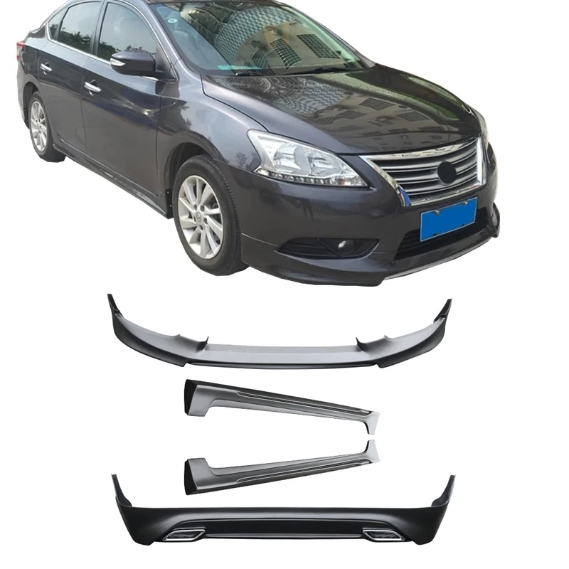 For Nissan Sylphy 2012-2014 Front Lip Rear Lip Side Skirt B Style High Quality ABS Material Factory Outlet
For Nissan Sylphy 2012-2014 Front Lip Rear Lip Side Skirt B Style High Quality ABS Material Factory Outlet