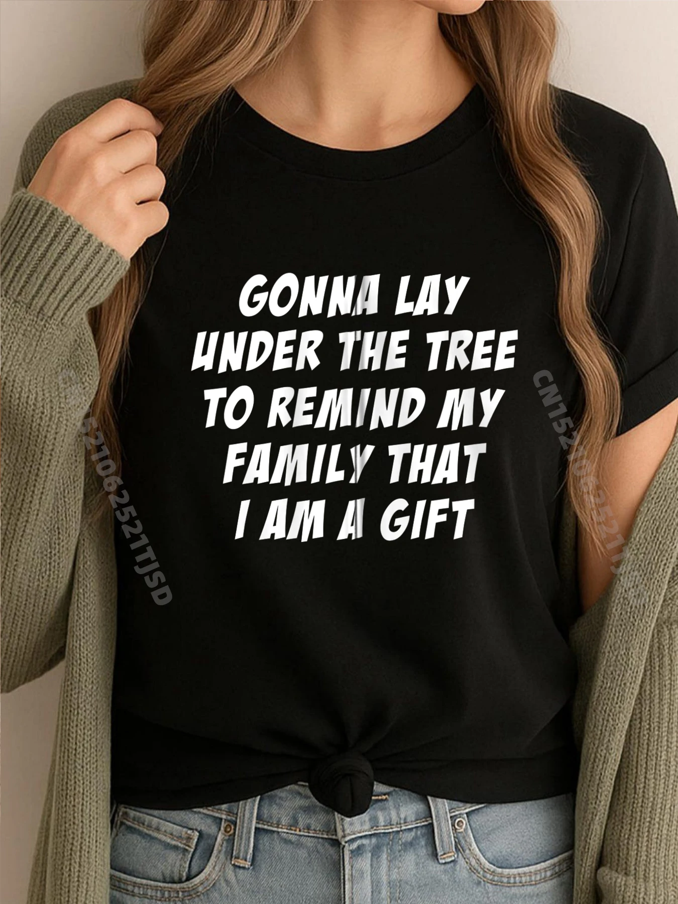 Одинаковые рождественские футболки с рисунком Gonna Lay Under Tree для всей семьи, крутая футболка с короткими рукавами из 100% хлопка для мужчин и женщин
Одинаковые рождественские футболки с рисунком Gonna Lay Under Tree для всей семьи, крутая футболка с короткими рукавами из 100% хлопка для мужчин и женщин