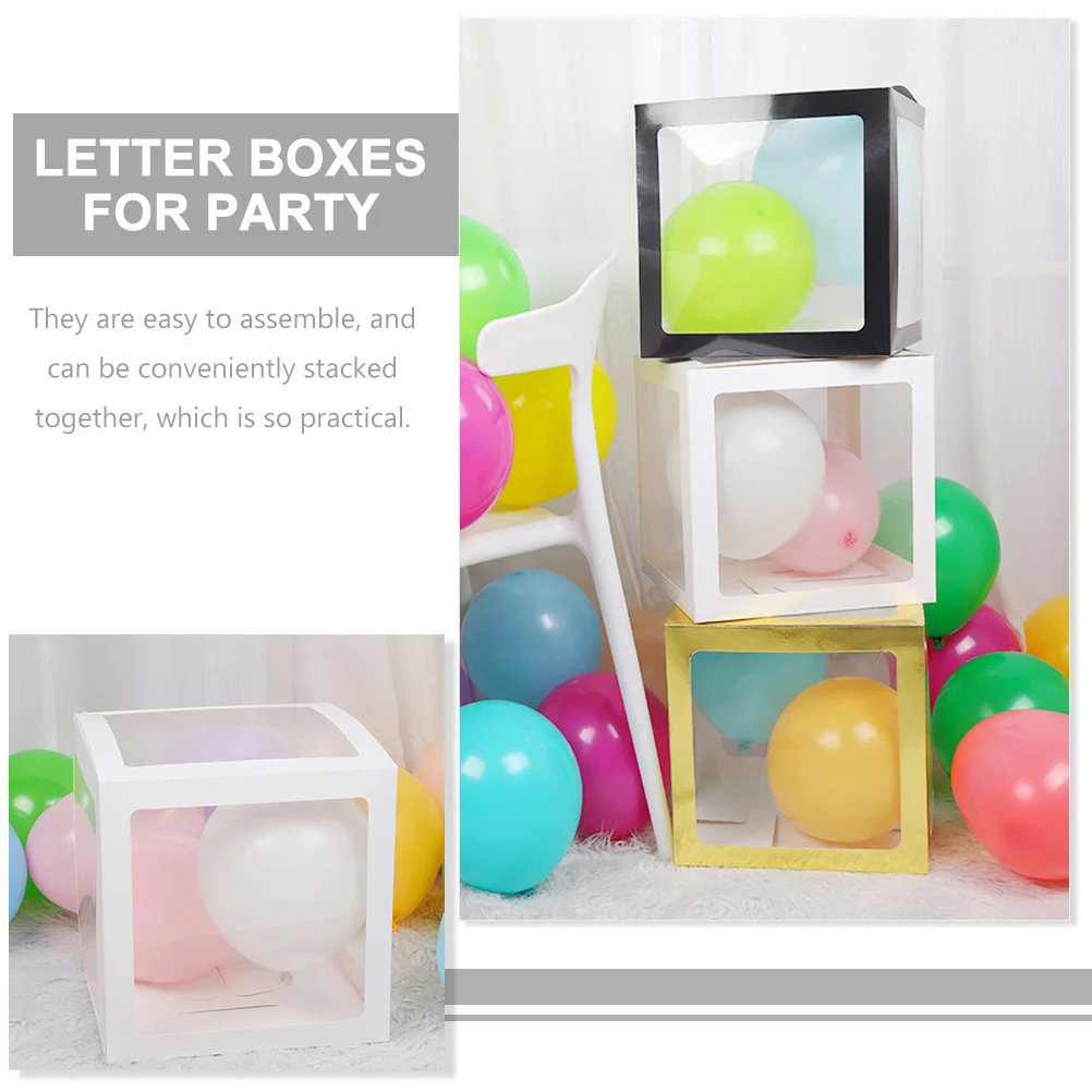 4pcs Boxes Birthday Wedding Decoration Home Party Accessory Balloon Box Display Holders Paper Balloon Decorative Case For
4pcs Boxes Birthday Wedding Decoration Home Party Accessory Balloon Box Display Holders Paper Balloon Decorative Case For
