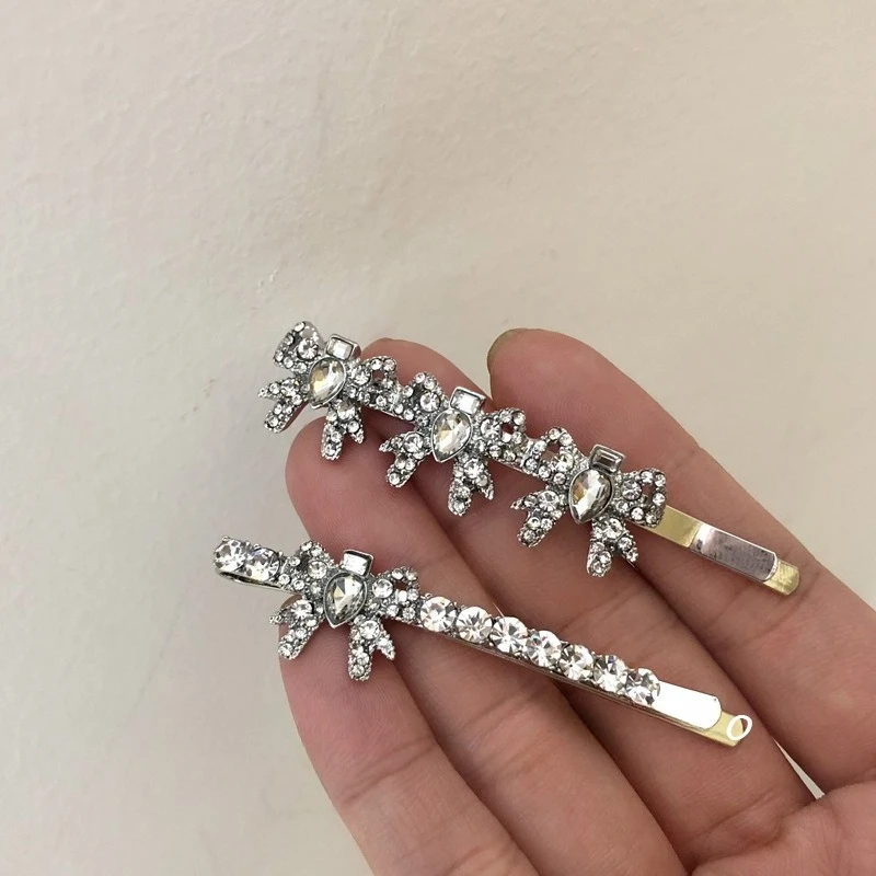 Rhinestone Heart Bow Snap Hair Clip Elegant Fairy Side Bangs Barrette Women Daily Sweet Gift hair clips for women
Rhinestone Heart Bow Snap Hair Clip Elegant Fairy Side Bangs Barrette Women Daily Sweet Gift hair clips for women