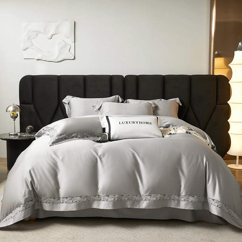 Premium 1000TC Lyocell Cotton Flowers Hollow Lace Wide Edge Embroidery Bedding Set Duvet Cover Bed Sheet/Fitted Sheet Pillowcase
Premium 1000TC Lyocell Cotton Flowers Hollow Lace Wide Edge Embroidery Bedding Set Duvet Cover Bed Sheet/Fitted Sheet Pillowcase