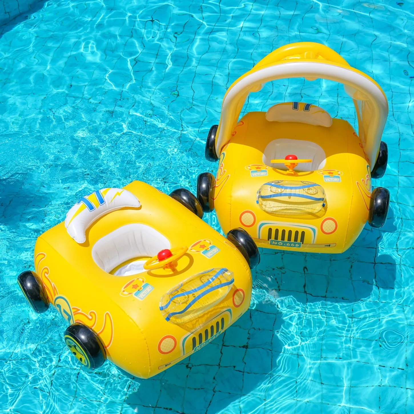 Inflatable Baby Car Pool Float with Canopy Toddler Swimming Ring with Steering Wheel Inflatable Race Car Seat Boat 1-6 Years
Inflatable Baby Car Pool Float with Canopy Toddler Swimming Ring with Steering Wheel Inflatable Race Car Seat Boat 1-6 Years