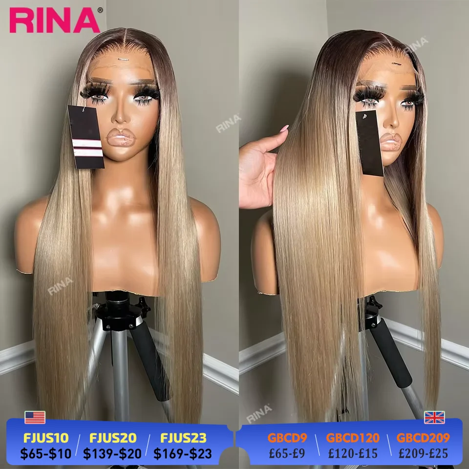 13x4 Dark Brown Blonde Straight Lace Front Human Hair 200 Density 13x6 Transparent Lace Frontal Wig Brazilian For Women
13x4 Dark Brown Blonde Straight Lace Front Human Hair 200 Density 13x6 Transparent Lace Frontal Wig Brazilian For Women