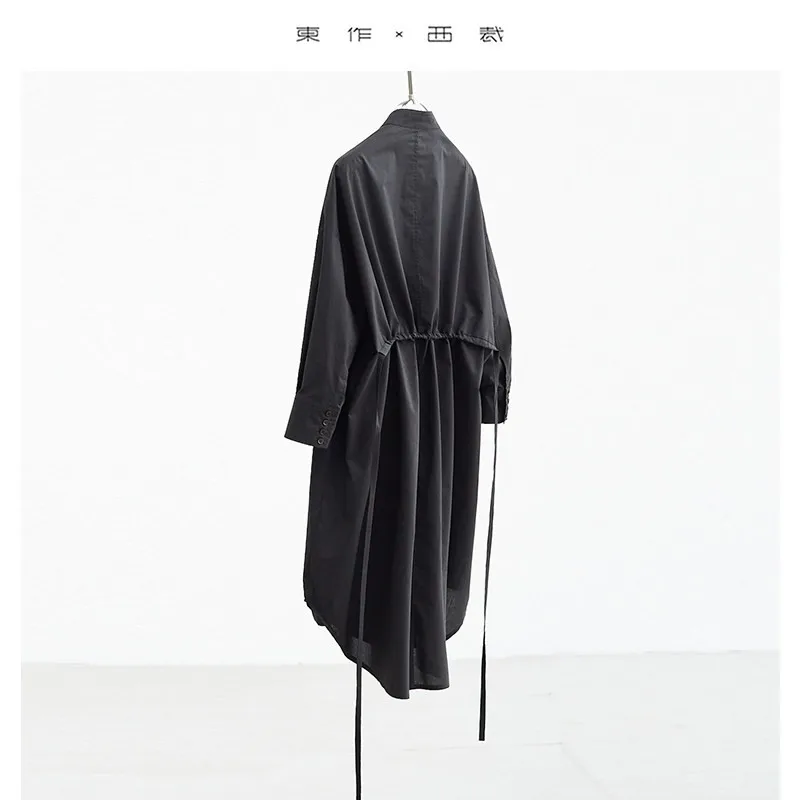 Mid-Length Stand-Collar Shirt Dress, All-Cotton Jacket, Women's Casual Wear, 2026 New Style
Mid-Length Stand-Collar Shirt Dress, All-Cotton Jacket, Women's Casual Wear, 2026 New Style