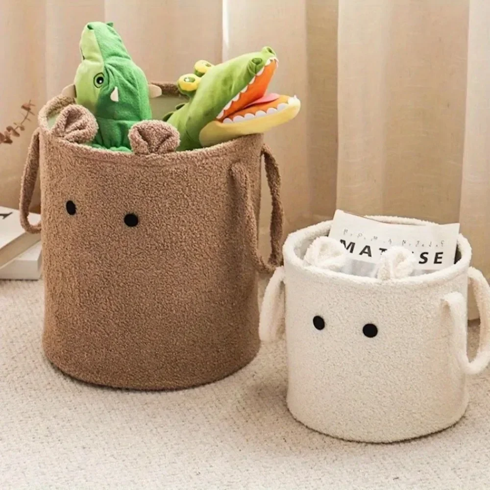 Cartoon Storage Bucket Lamb Wool High-Capacity Children'S Multi-Function Dirty Clothes Basket Multi Scenario Practical Organizer
Cartoon Storage Bucket Lamb Wool High-Capacity Children'S Multi-Function Dirty Clothes Basket Multi Scenario Practical Organizer