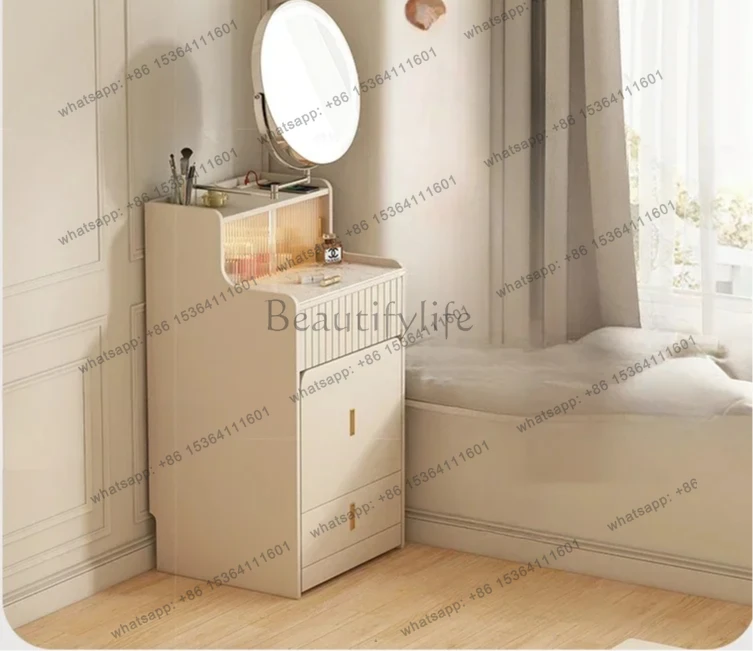 LXCream wind small very narrow dresser small apartment bedside small makeup tableSSS
LXCream wind small very narrow dresser small apartment bedside small makeup tableSSS
