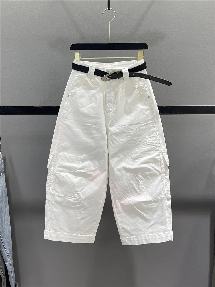 White Casual Wide Leg Jeans Women's Summer Thin Small Size Loose Slimming Casual Knife Pants Workwear Style Cotton Stret...
White Casual Wide Leg Jeans Women's Summer Thin Small Size Loose Slimming Casual Knife Pants Workwear Style Cotton Stret...