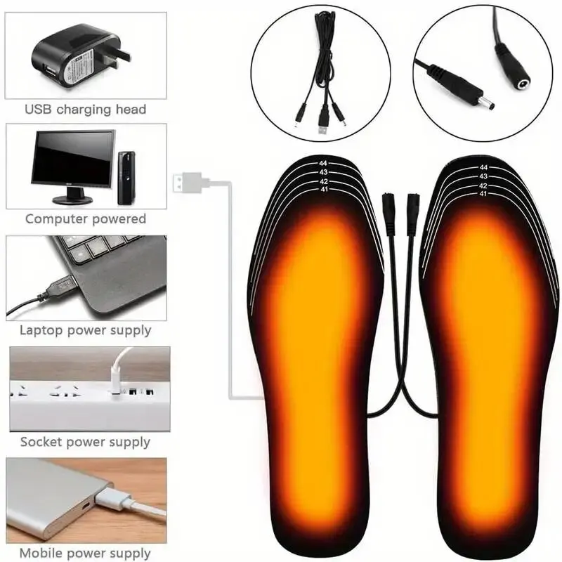 Heated Shoe Insoles Electric Warming Pad Insoles Cuttable Electric Heating Insoles Washable Heating Insoles Heating Foot Warmers
Heated Shoe Insoles Electric Warming Pad Insoles Cuttable Electric Heating Insoles Washable Heating Insoles Heating Foot Warmers