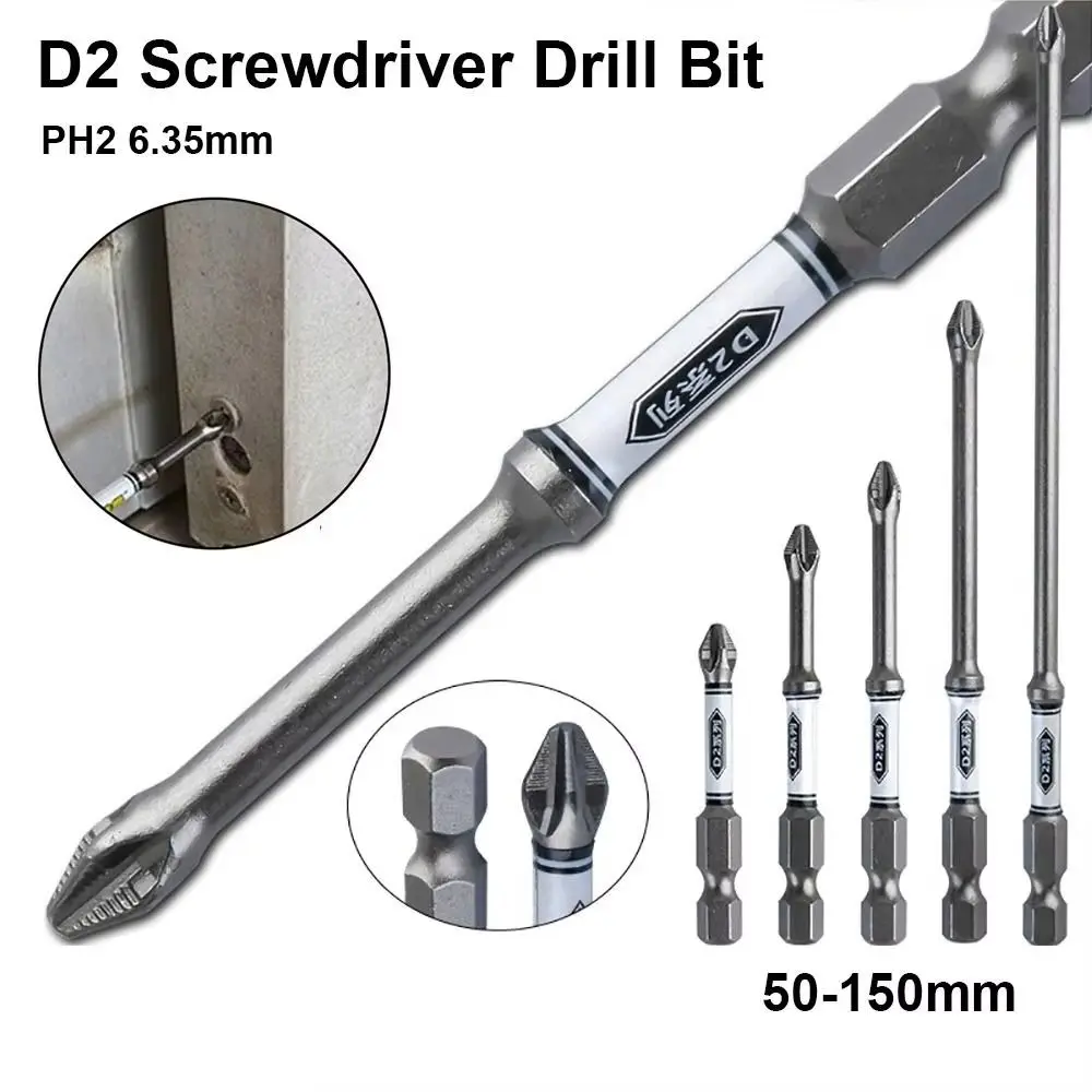 D2 Non-slip Magnetic Batch Head High Hardness Anti-Slip Cross Head Bit WaterProof Impact Resistant Electric Screwdriver Bit
D2 Non-slip Magnetic Batch Head High Hardness Anti-Slip Cross Head Bit WaterProof Impact Resistant Electric Screwdriver Bit