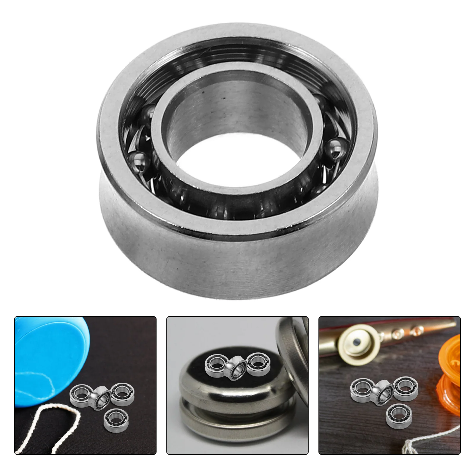 4pcs Deep Groove Ball Bearings Yoyo Bearings 10 Ball Design High Precision Steel Miniature Pre Lubricated U Shaped For Yoyo
4pcs Deep Groove Ball Bearings Yoyo Bearings 10 Ball Design High Precision Steel Miniature Pre Lubricated U Shaped For Yoyo