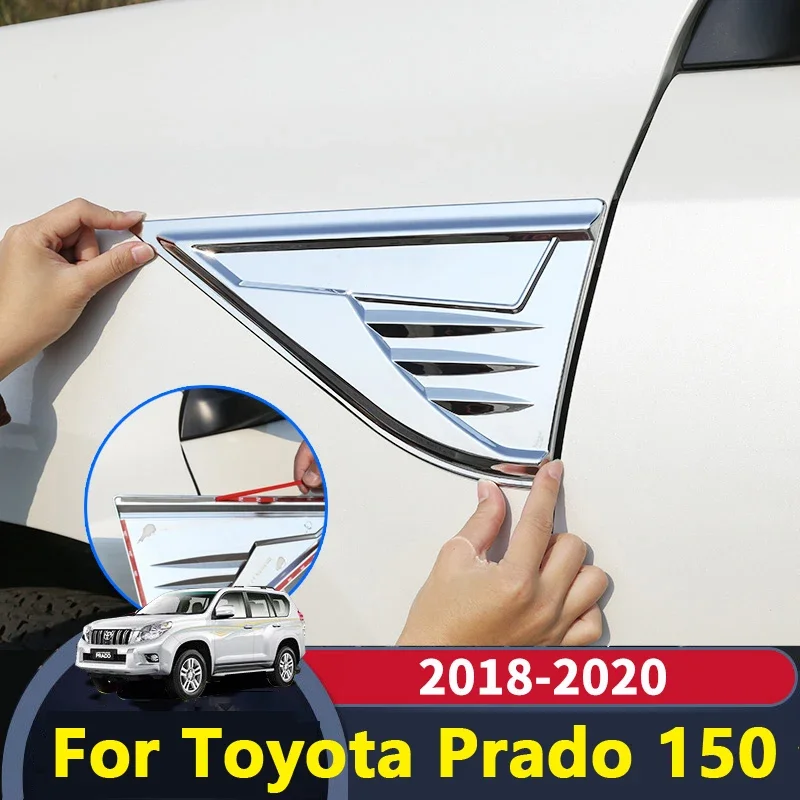 For Toyota Land Cruiser Prado 150 2018-2020 Accessory Car Front Fender Engine Side Air Vent Cover Trim Shark Gills Vent Sticker
For Toyota Land Cruiser Prado 150 2018-2020 Accessory Car Front Fender Engine Side Air Vent Cover Trim Shark Gills Vent Sticker