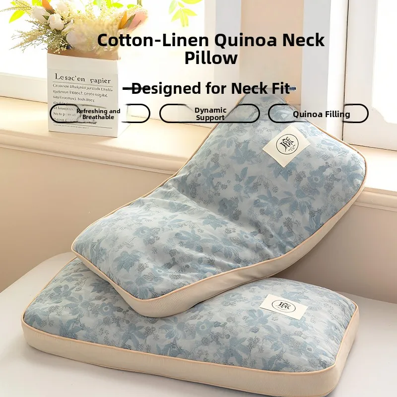Comfortable Cotton Linen Buckwheat Hull Pillow Breathable Neck Support Sleep Aid Home Use Student Dormitory Special Edition P...
Comfortable Cotton Linen Buckwheat Hull Pillow Breathable Neck Support Sleep Aid Home Use Student Dormitory Special Edition P...