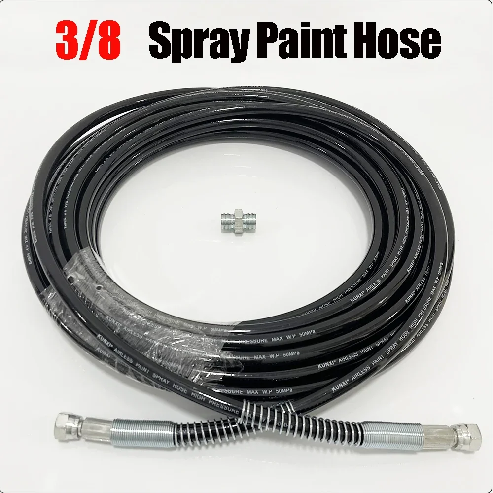 Explosion-proof Sprayer Hose Spray Paint Hose 3/8" 5800PSI Airless High Pressure Fiber-Nylon Tube Paint Machine Accessories
Explosion-proof Sprayer Hose Spray Paint Hose 3/8" 5800PSI Airless High Pressure Fiber-Nylon Tube Paint Machine Accessories