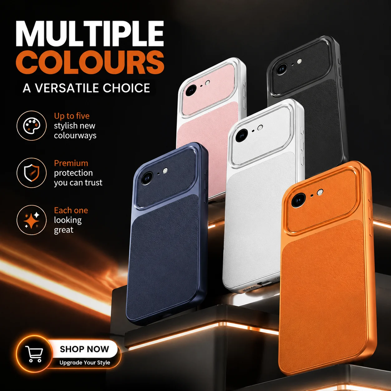 Drop-proof Matte Shock Protection Lychee Texture Non-Slip Coves for iphone17E 17E with Camera lightweight Leather Back Soft Case
Drop-proof Matte Shock Protection Lychee Texture Non-Slip Coves for iphone17E 17E with Camera lightweight Leather Back Soft Case
