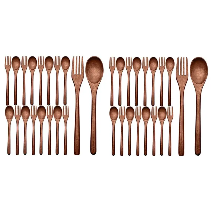 ABUL-32Pcs Wooden Spoons Forks Set Including Wooden Spoons And Wooden Forks Japanese Wooden Utensil Set Reusable Handmade
ABUL-32Pcs Wooden Spoons Forks Set Including Wooden Spoons And Wooden Forks Japanese Wooden Utensil Set Reusable Handmade