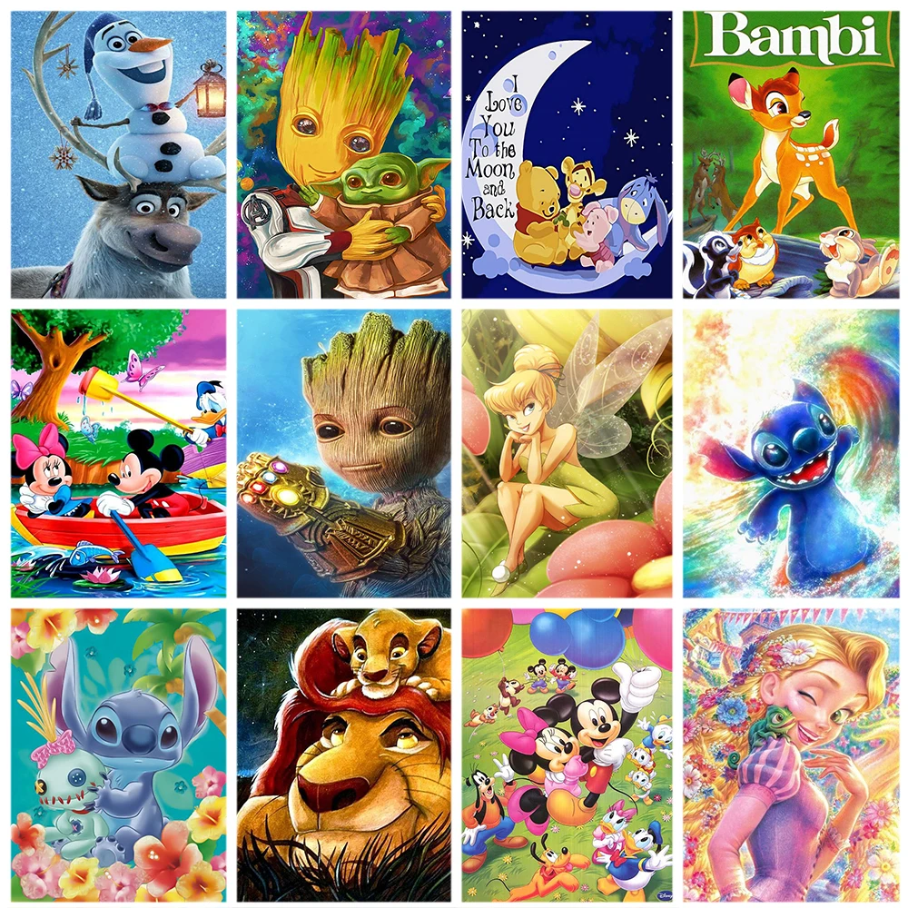 Disney 5D DIY Diamond Embroidery Cartoon Character Painting Mickey Minnie Mouse Full Square New Arrival Mosaic Home Decor
Disney 5D DIY Diamond Embroidery Cartoon Character Painting Mickey Minnie Mouse Full Square New Arrival Mosaic Home Decor